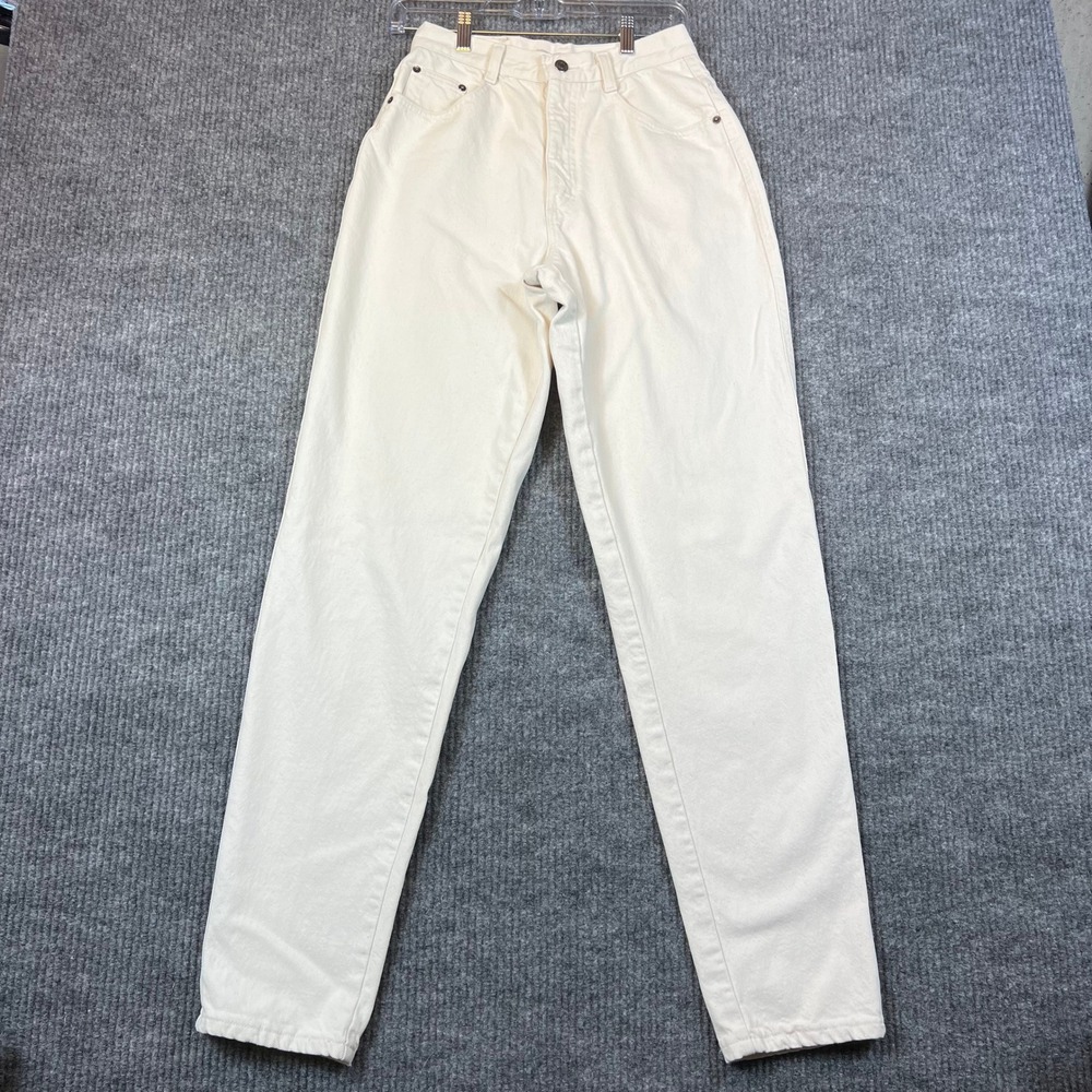 County Seat Relaxed Fit Jeans Cotton Denim Cream Vintage 90s Retro Junior 9